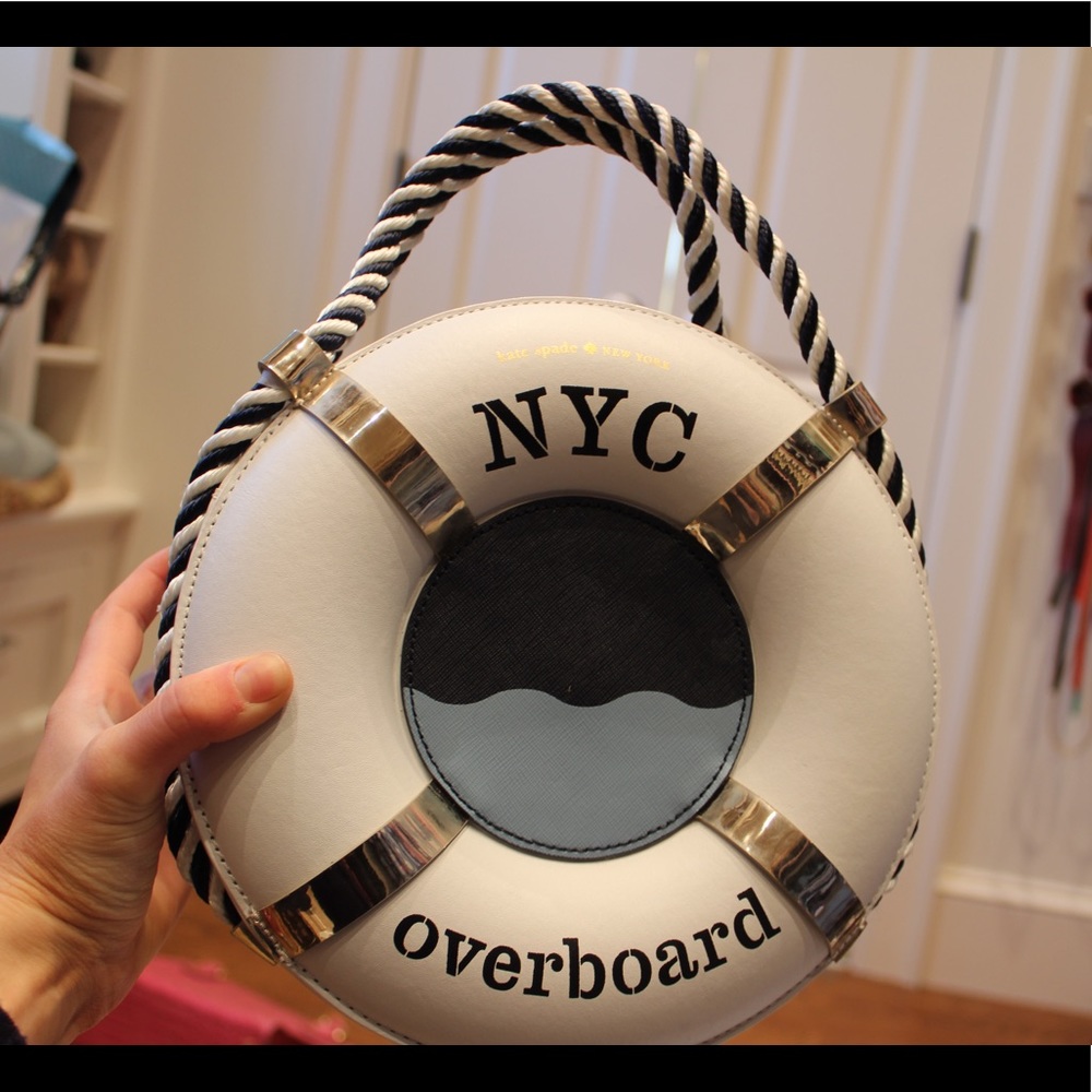 Kate Spade “NYC overboard” sailor purse